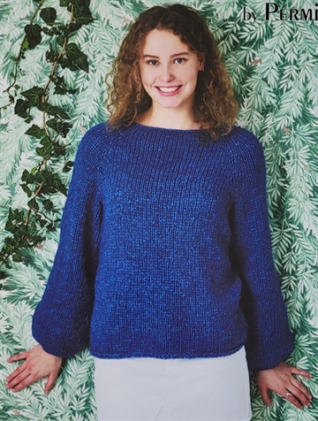Raglanbluse med lange ærmer - Alice